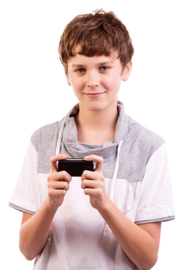 Texting adolescente imagens de stock Texting adolescente imagens de stock