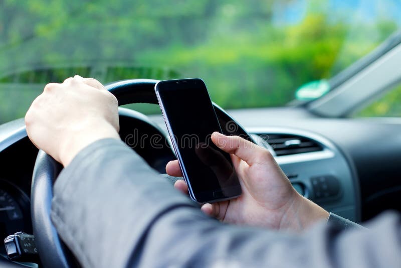 Texting & jechać obrazy royalty free Texting & jechać obrazy royalty free