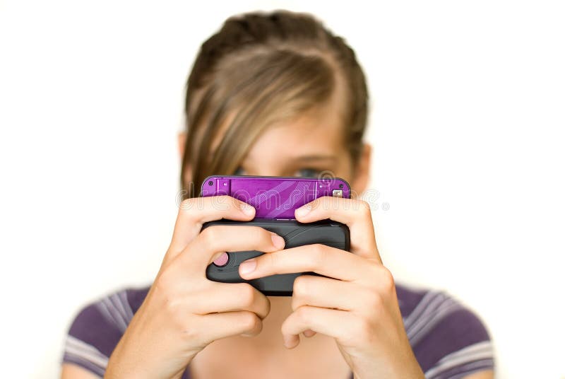 Texting teenager Texting teenager