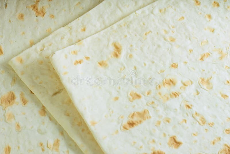 Lavash textire. Pão arménio fino, pão chato de trigo foto de stock royalty free