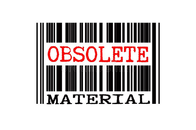 Texto conceitual no código de barras ilustração stock