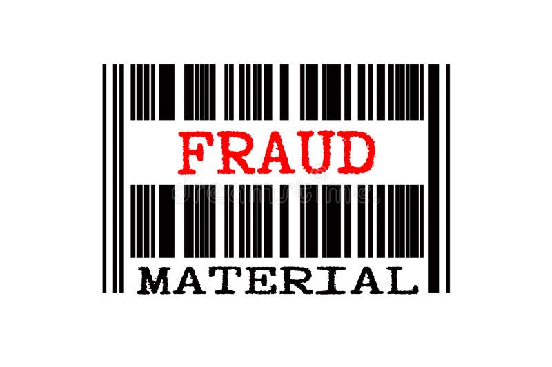 Texto conceitual no código de barras ilustração royalty free