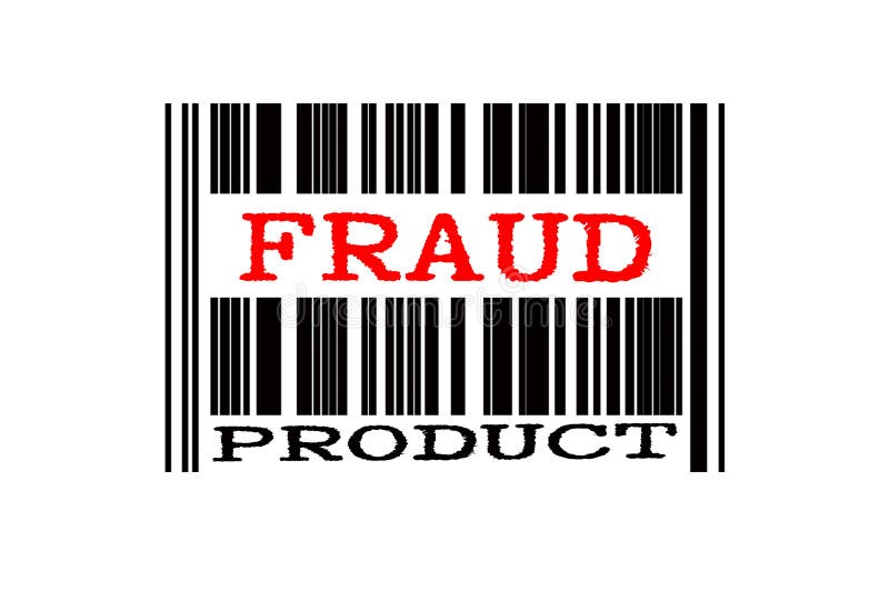 Texto conceitual no código de barras ilustração do vetor