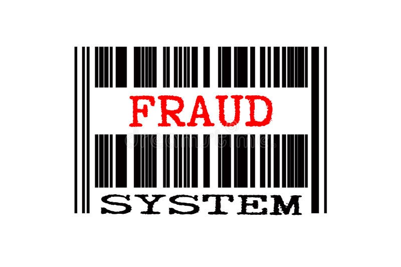 Texto conceitual no código de barras ilustração do vetor