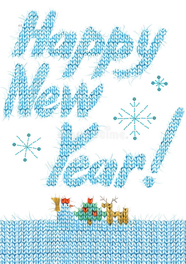 Texto de la Feliz Año Nuevo Texto dibujado mano fondo del Año Nuevo de la acuarela stock de ilustración Texto de la Feliz Año Nuevo Texto dibujado mano fondo del Año Nuevo de la acuarela stock de ilustración