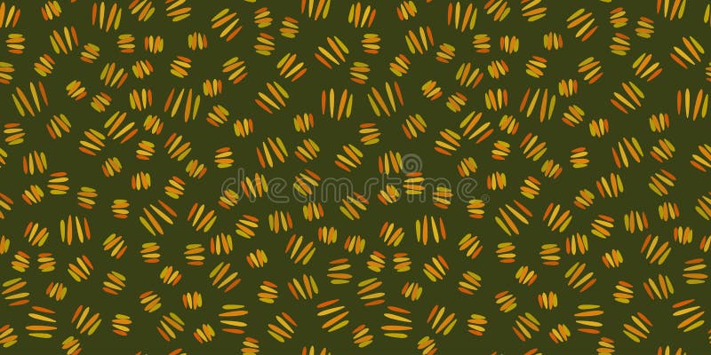 Textur abstraktes nahtloses Muster in Herbstfarben. Random Farbstriche in Farbtönen Herbstblätter stock abbildung