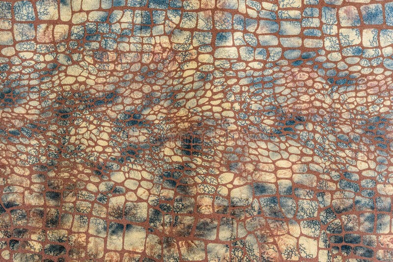 Textur av gjort randig ormläder för tryck tyg arkivfoto Textur av gjort randig ormläder för tryck tyg arkivfoto