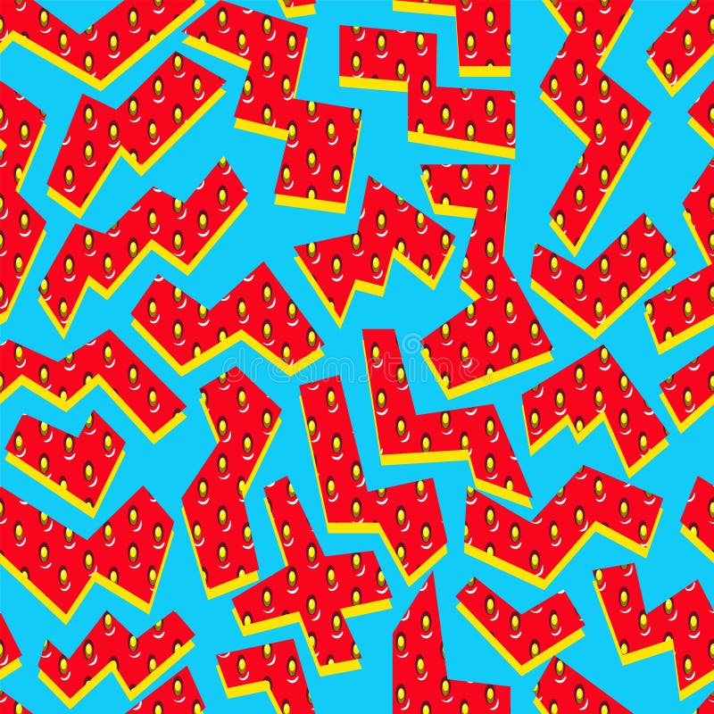 TEXTUR FÖR JORDGUBBESÄSONGFRUKT seamless vektor för abstrakt modell MEMPHIS ART GEOMETRISKA SHAPE vektor illustrationer TEXTUR FÖR JORDGUBBESÄSONGFRUKT seamless vektor för abstrakt modell MEMPHIS ART GEOMETRISKA SHAPE vektor illustrationer