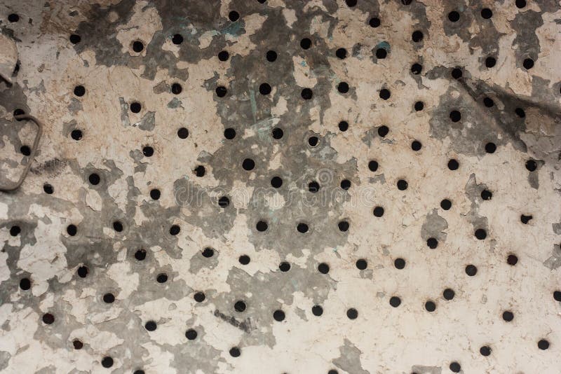 Textur för metallark med hål och rost arkivbilder Textur för metallark med hål och rost arkivbilder