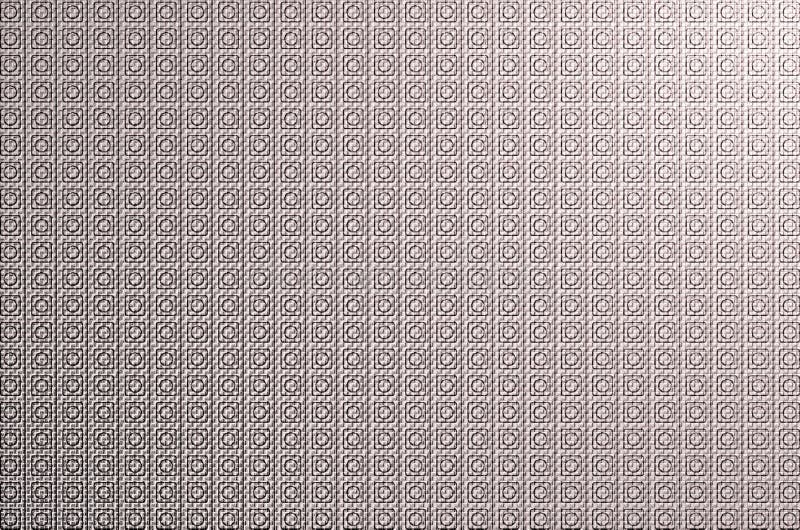 Textur med enneagon i kvadrat med bakgrundsform av bakgrundsglasets geometriska form i form av vägg i rutmönster vektor illustrationer