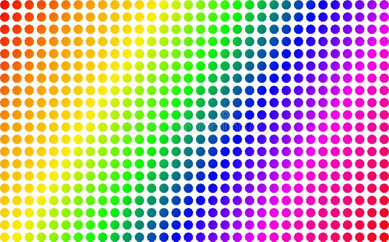 Textur med enneagon i symmetriska linjer Bakgrundsgradienten för bakgrundsregnbåge på vit geometrisk form royaltyfri illustrationer