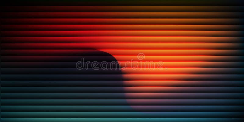 Textur mit lebhaften Gradientenschattierungen mit glänzend glatten vertikalen Linien. Dicke und dynamische futuristische Nebel vektor abbildung