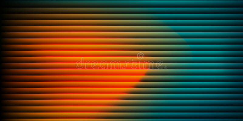 Textur mit lebhaften Gradientenschattierungen mit glänzend glatten vertikalen Linien. Dicke und dynamische futuristische Nebel lizenzfreie abbildung