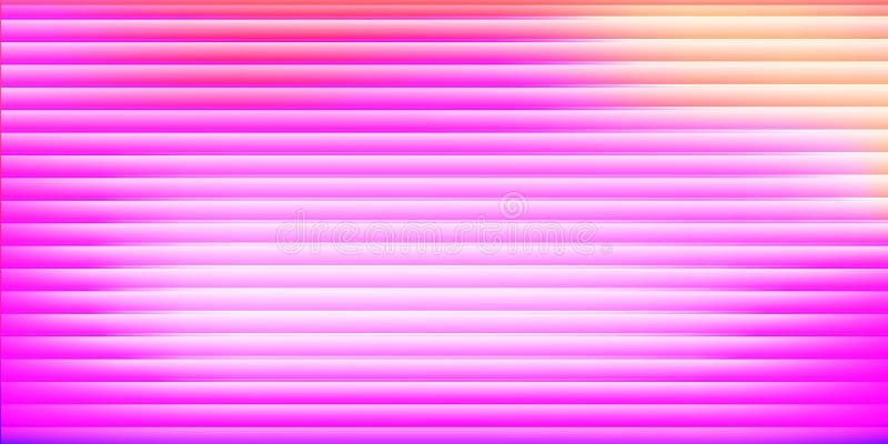 Textur mit lebhaften Gradientenschattierungen mit glänzend glatten vertikalen Linien. Dicke und dynamische futuristische Nebel vektor abbildung
