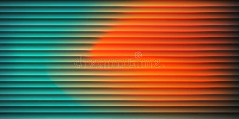 Textur mit lebhaften Gradientenschattierungen mit glänzend glatten vertikalen Linien. Fett und dynamisch futuristisches Neondesign stock abbildung