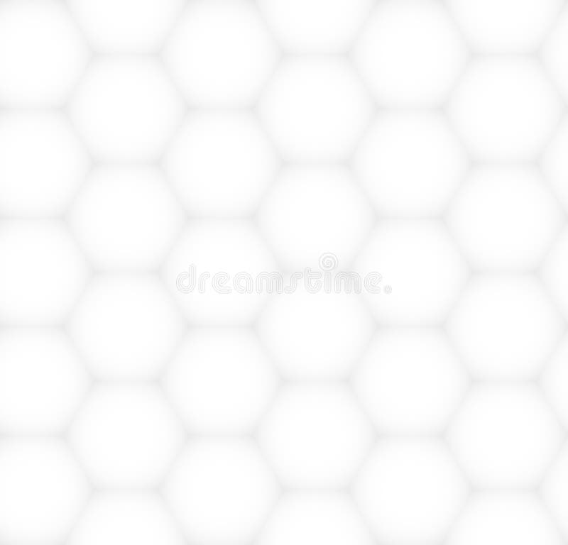 Textura abstrata hexagonal branca e cinzenta. Padrão gráfico vetorial para design ilustração stock