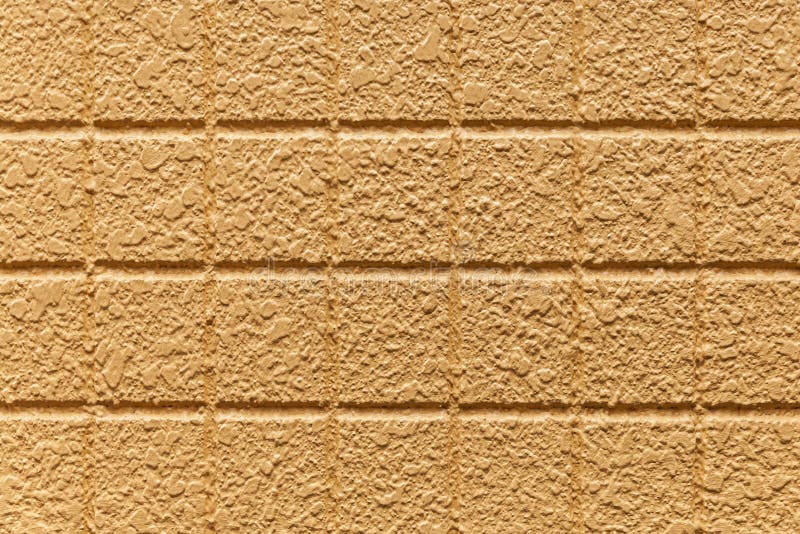 Textura amarela do bloco de cimento foto de stock royalty free