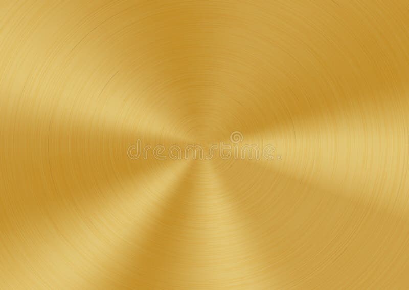 Vector background of circular gold metal texture for design or wallpaper. Vector background of circular gold metal texture for design or wallpaper