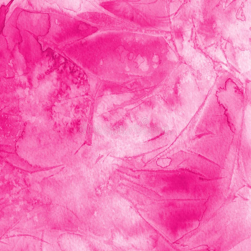 Textura artística da aquarela cor-de-rosa com lavagens, cursos da escova e manchas Contexto expressivo de alta qualidade ilustração royalty free Textura artística da aquarela cor-de-rosa com lavagens, cursos da escova e manchas Contexto expressivo de alta qualidade ilustração royalty free