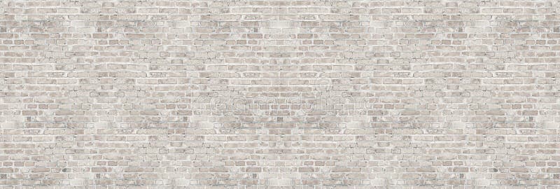 Textura branca da parede de tijolo da lavagem do vintage para o projeto Fundo panorâmico