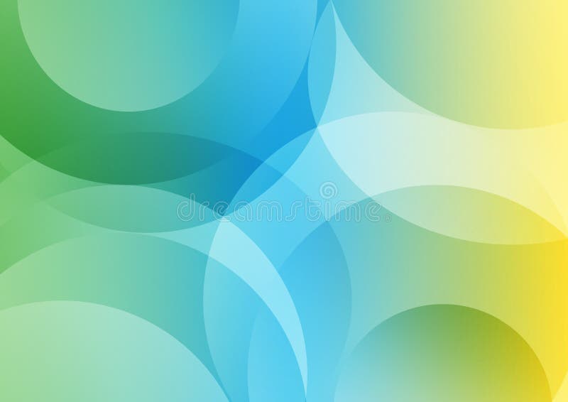 Textura curbelor geometrice abstracte în fond galben albastru și verde stock illustration