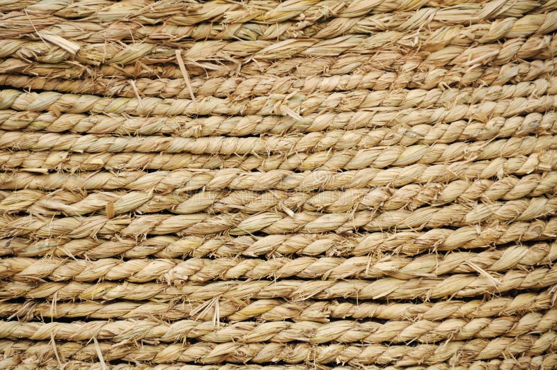 Textura da corda da palha