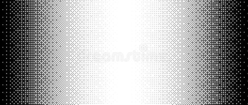 Textura de gradiente de mapa de bits pixelado. fondo de patrón de color negro y blanco. patrón brillante abstracto videojuego de 8 libre illustration