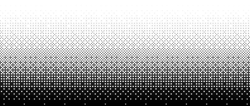 Textura de gradiente de mapa de bits pixelado. fondo de patrón de color negro y blanco. patrón brillante abstracto videojuego de 8 ilustración del vector