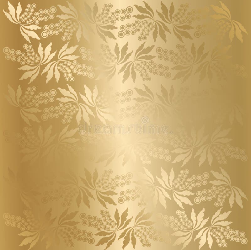 Textura de la baya del vector (de oro)