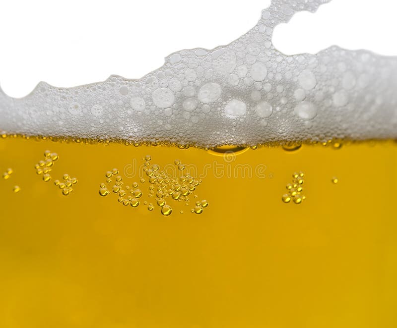 Textura de la espuma de la cerveza fotos de archivo