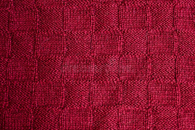 Textura De La Ropa Hecha Punto Roja Caliente Del Invierno Foto de archivo -  Imagen de handmade, color: 129818828