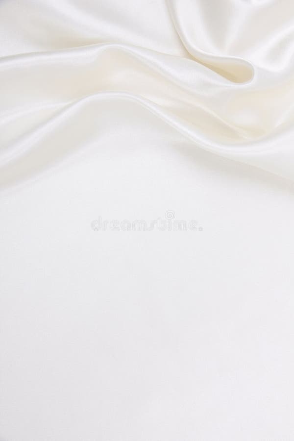 Textura de lujo blanca elegante lisa del paño de la seda o del satén como weddi