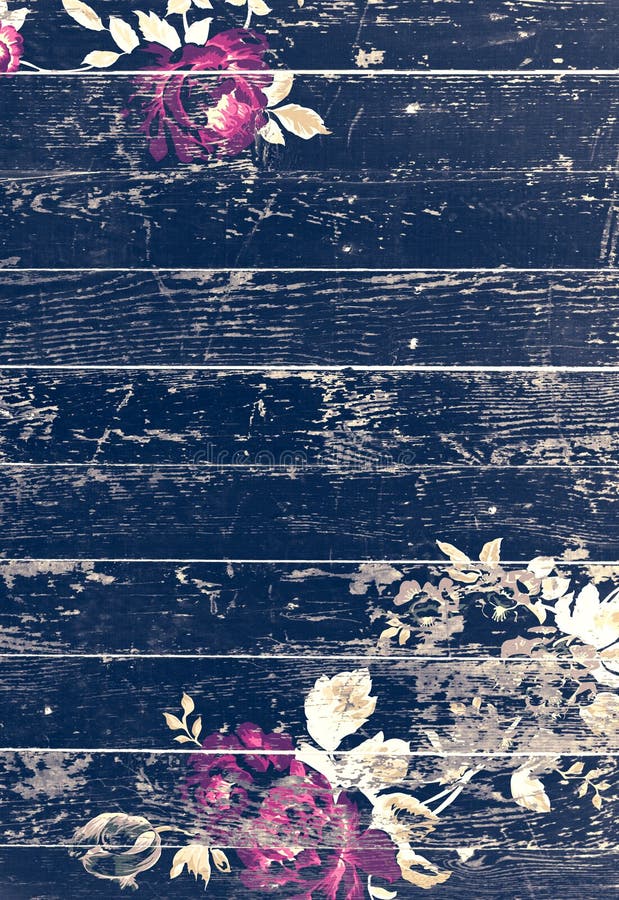 Textura de madera pelada con las rosas elegantes lamentables del vintage libre illustration Textura de madera pelada con las rosas elegantes lamentables del vintage libre illustration