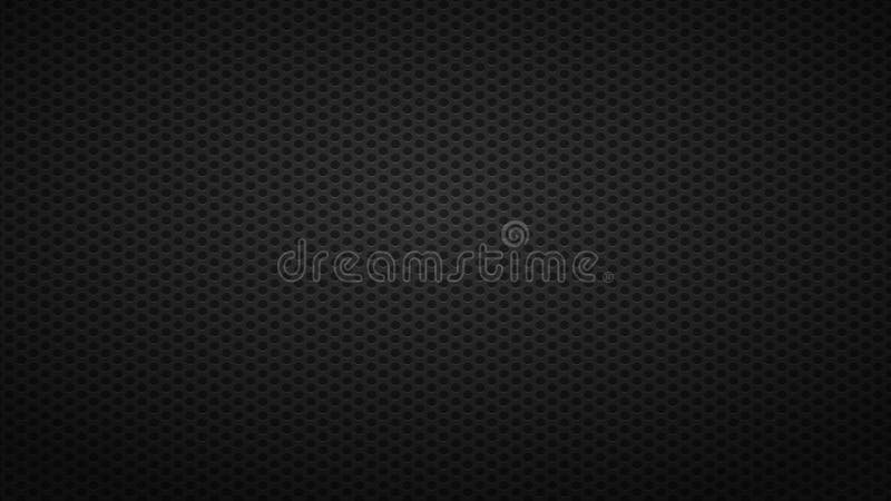 Black metal texture with dots pattern. Perforated background with repeated design vector illustration. Black metal texture with dots pattern. Perforated background with repeated design vector illustration.