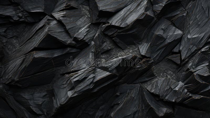 Textura de rocha preta próxima imagens de stock