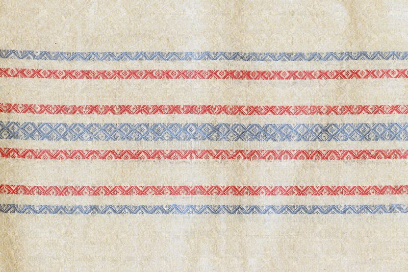 Textura de tecido leve com linhas coloridas. imagens de stock