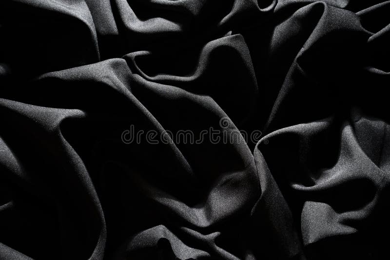 Textura De Tela Negra Rugosa Y Luz Incidente Imagen de archivo - Imagen de  negro, primer: 159930673
