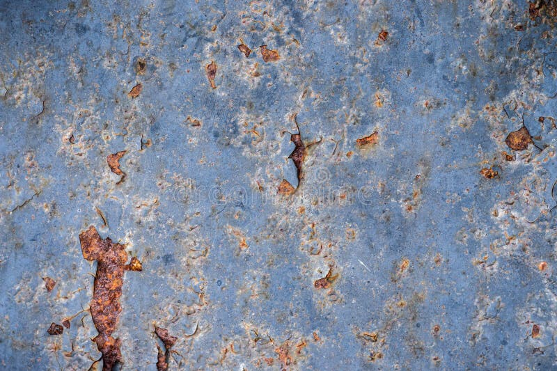 Textura de óxido. superficie de metal antiguo con corrosión de pintura pelada