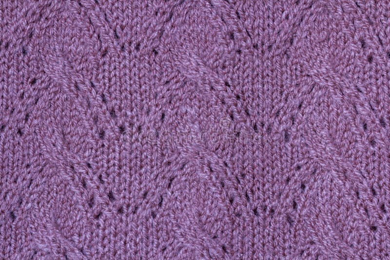 Textura del fondo de la tela hecha punto modelo violeta hecha de cott foto de archivo Textura del fondo de la tela hecha punto modelo violeta hecha de cott foto de archivo