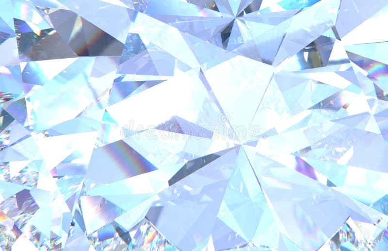 Textura del fondo del diamante Modelo macro de la representación 3d stock de ilustración Textura del fondo del diamante Modelo macro de la representación 3d stock de ilustración