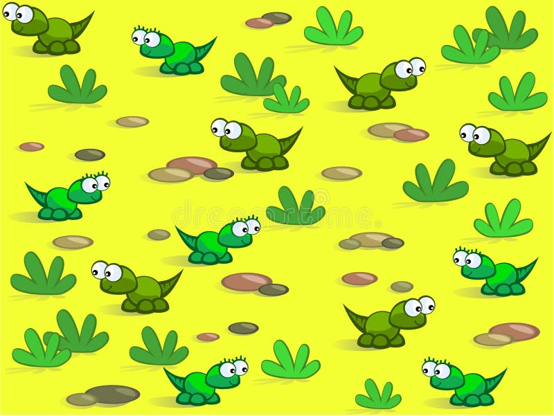 Textura dos lagartos dos desenhos animados ilustração royalty free Textura dos lagartos dos desenhos animados ilustração royalty free