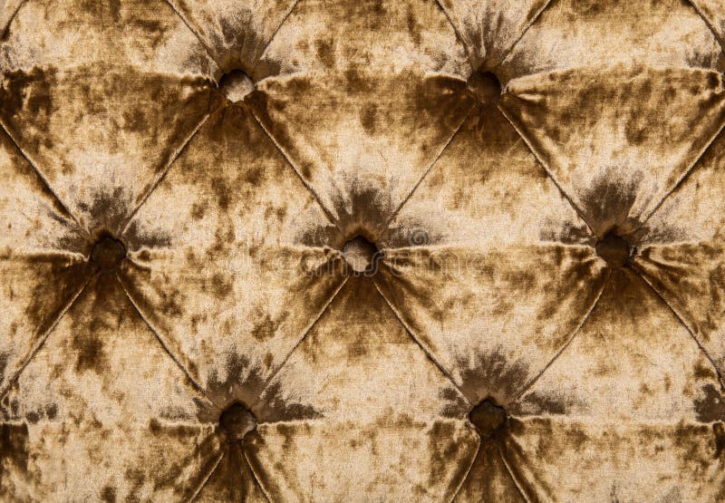 Textura empenachada capitone de oro de la tapicería del terciopelo stock de ilustración Textura empenachada capitone de oro de la tapicería del terciopelo stock de ilustración