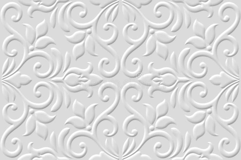 Textura geométrica branca sem soldadura cinza sem costura