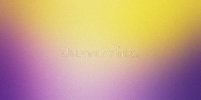 Textura granulada en fondo de gradiente abstracto con color amarillo y púrpura. generado por ai