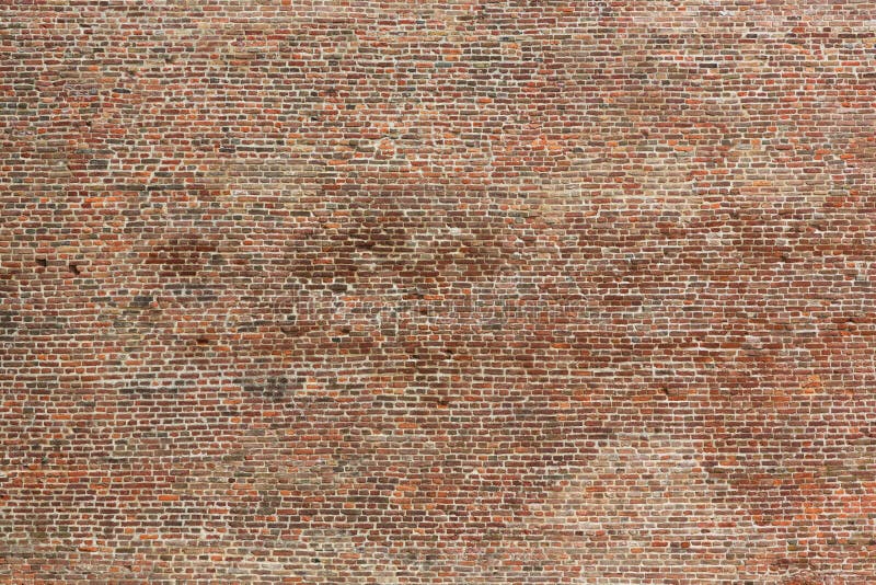 Textura inconsútil de la pared de ladrillo vieja