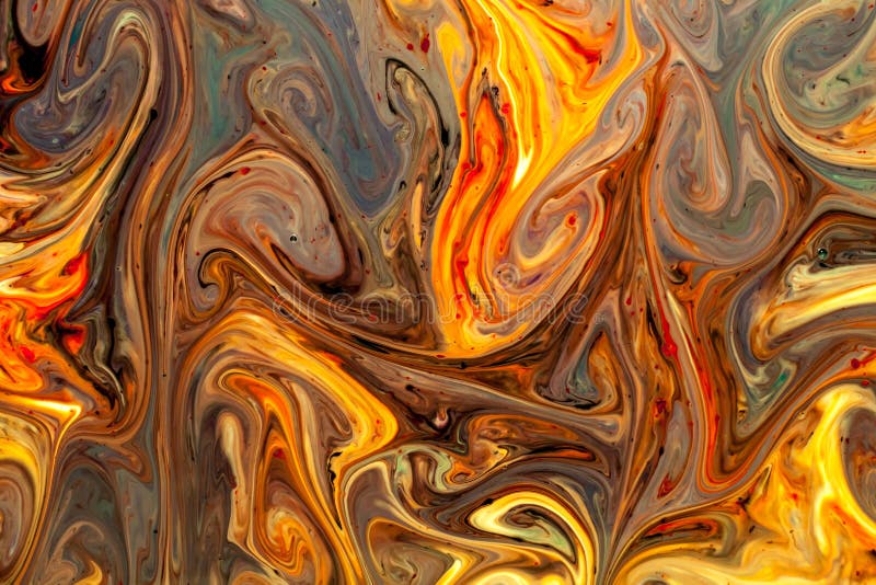 Textura líquida da pintura com teste padrão amarelo original ilustração do vetor Textura líquida da pintura com teste padrão amarelo original ilustração do vetor