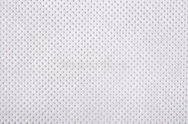 Textura de tecido não tecido branco foto de stock