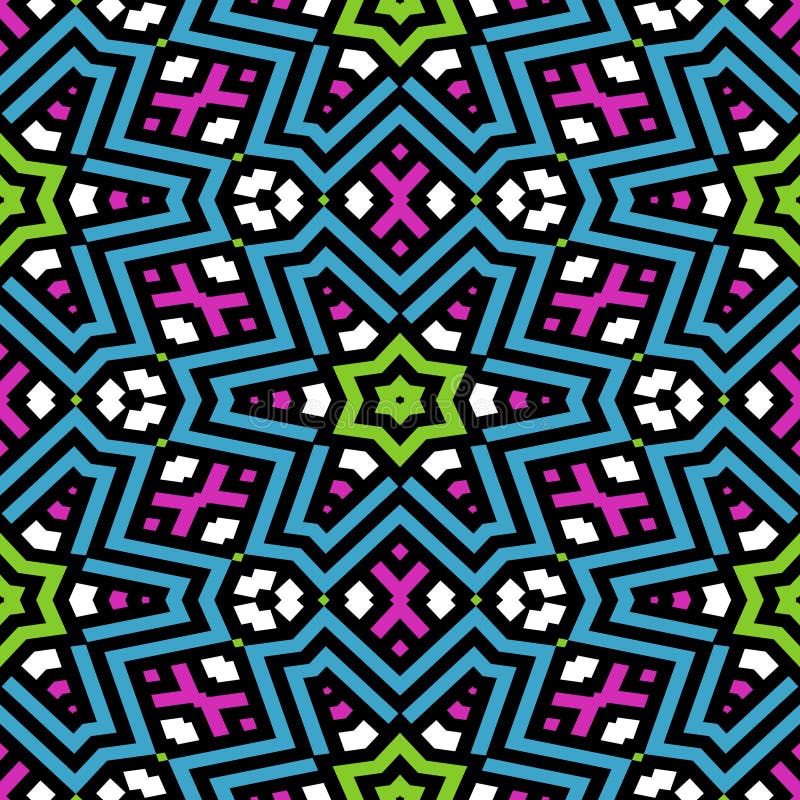 Textura ou fundo sem emenda abstrato com linhas pretas ilustração stock