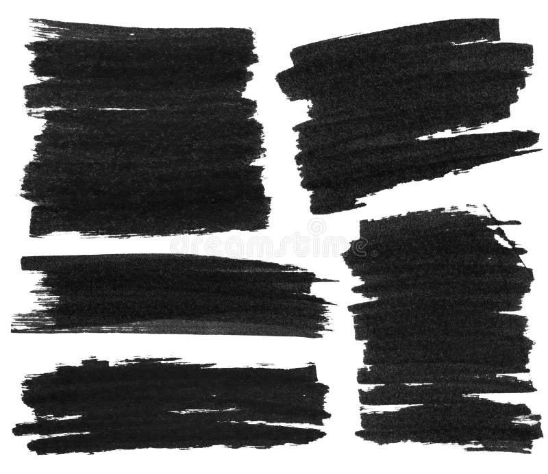 Textura preta da pintura do marcador fotos de stock Textura preta da pintura do marcador fotos de stock