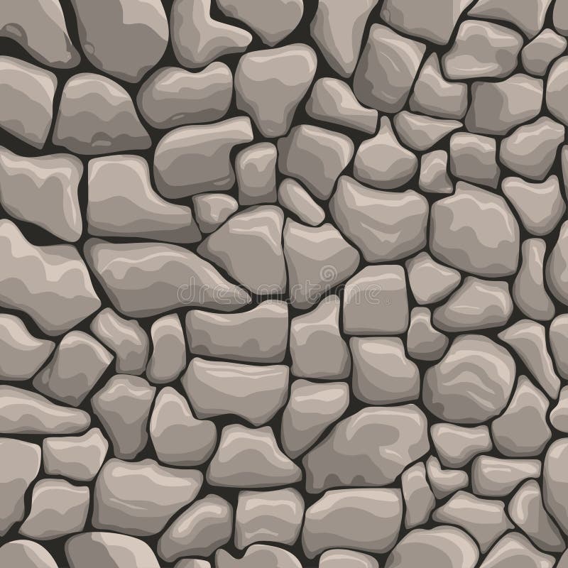 Textura sem emenda da parede de pedras ilustração stock Textura sem emenda da parede de pedras ilustração stock